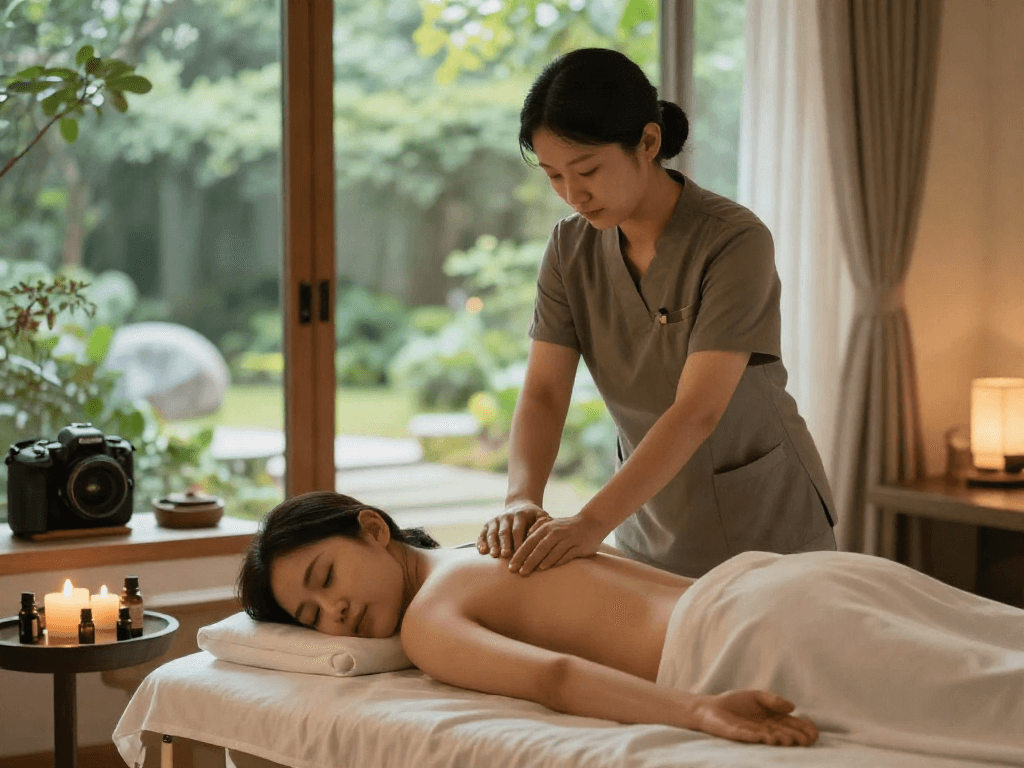 Experience a soothing 오산출장 massage with a professional therapist in a tranquil setting.