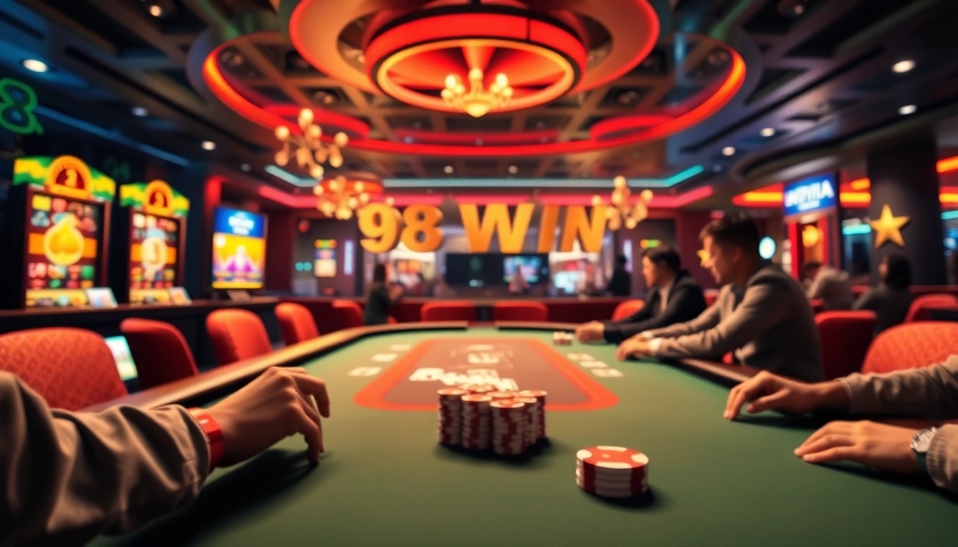 Experience the thrill of online gaming at 98win with engaging casino games and vibrant atmosphere.