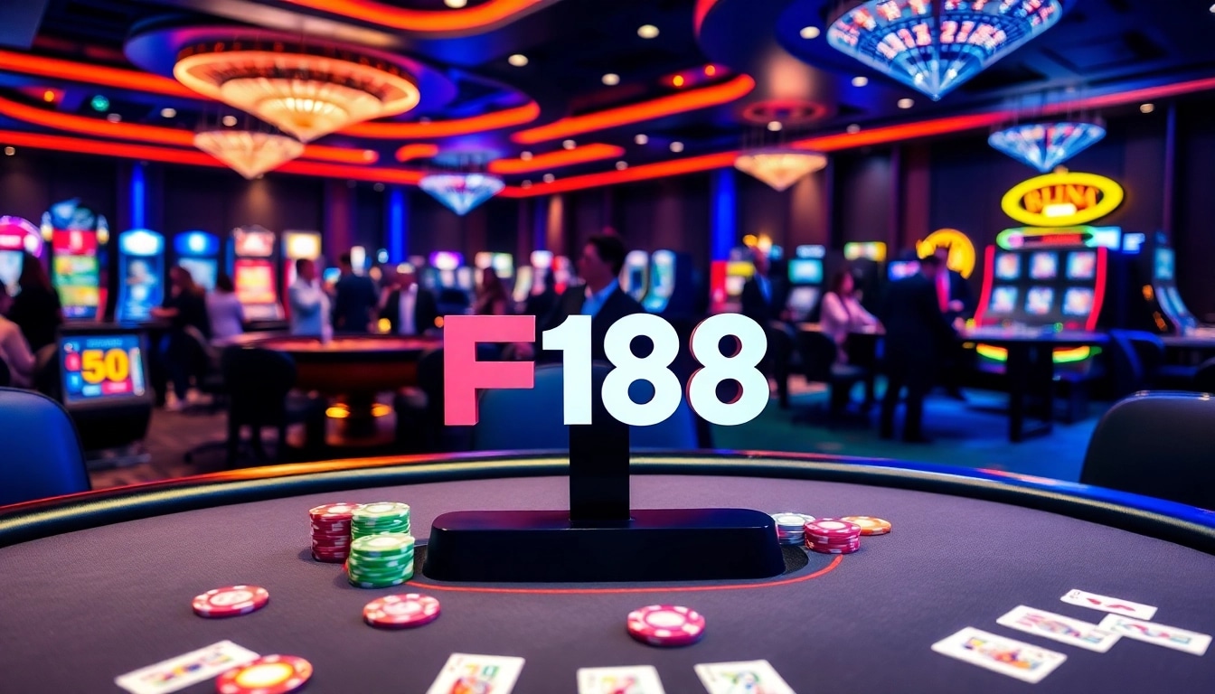 Experience thrilling gambling at F168 with vibrant poker tables and engaging gameplay.