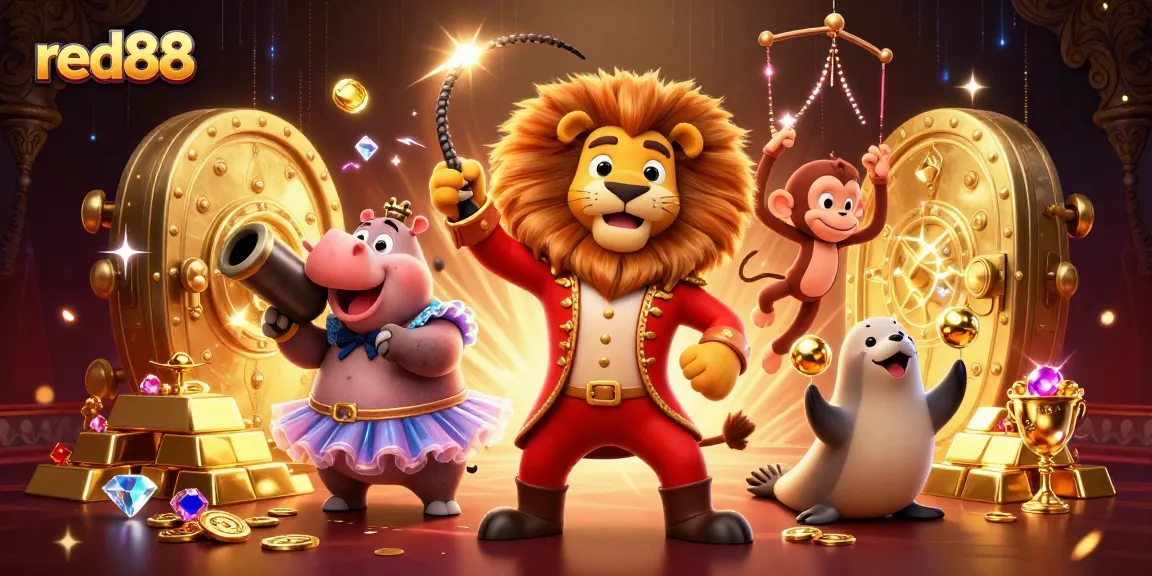 Experience thrilling gameplay at red88 with vibrant characters and exciting casino elements.