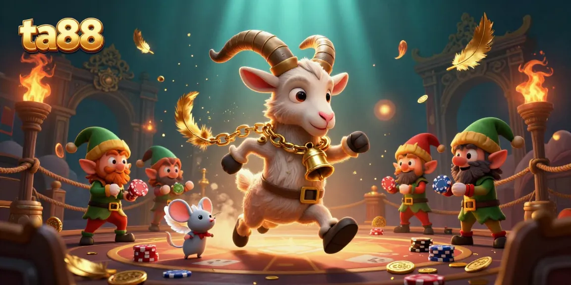 Experience the excitement at ta88 with lively characters and dynamic casino elements.