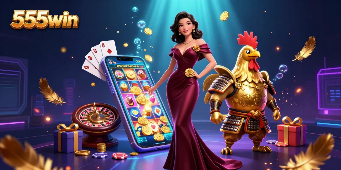 Experience the thrilling gameplay of 555win with glamorous characters in dynamic casino action.