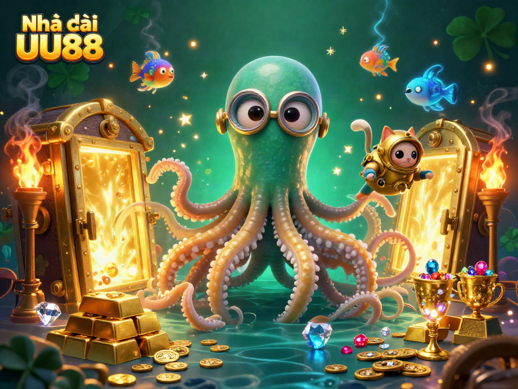 Join the fun with Nhà cái UU88 in an enchanting underwater treasure hunt, bringing thrills and excitement!