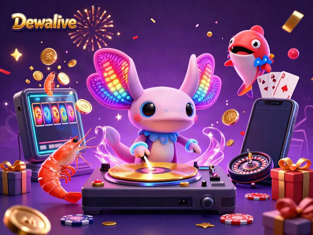 Permainan Dewalive yang menarik dengan prediksi angka dan elemen slot digital yang memikat.