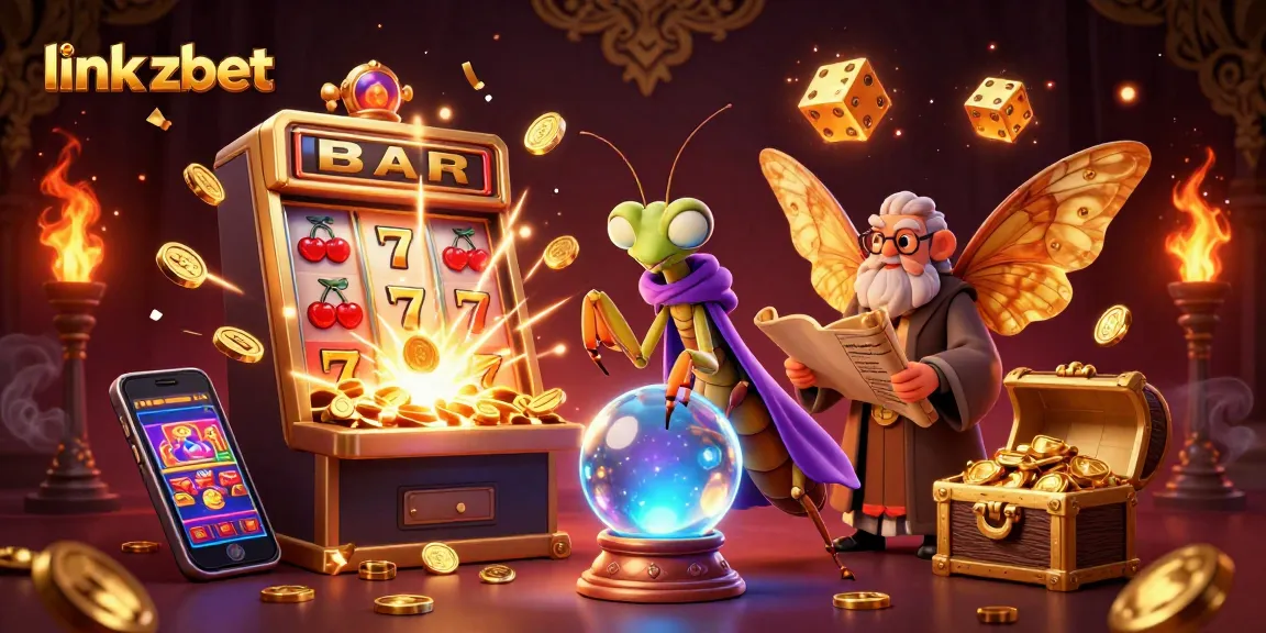 Experience exciting gaming action with link zbet in this vibrant 3D casino scene filled with fortune tellers and slot machines.