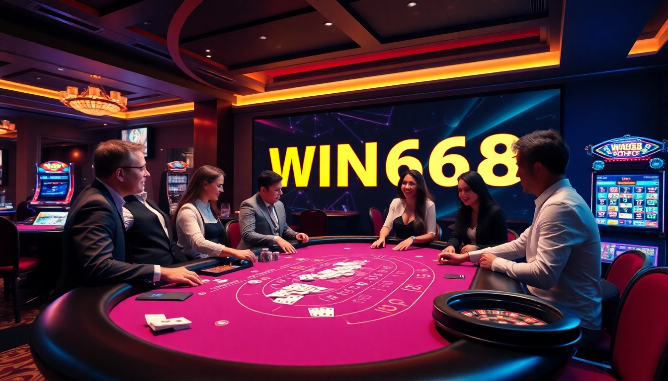Immerse in WIN678's thrilling casino atmosphere with vibrant gaming integrity and engaging action.