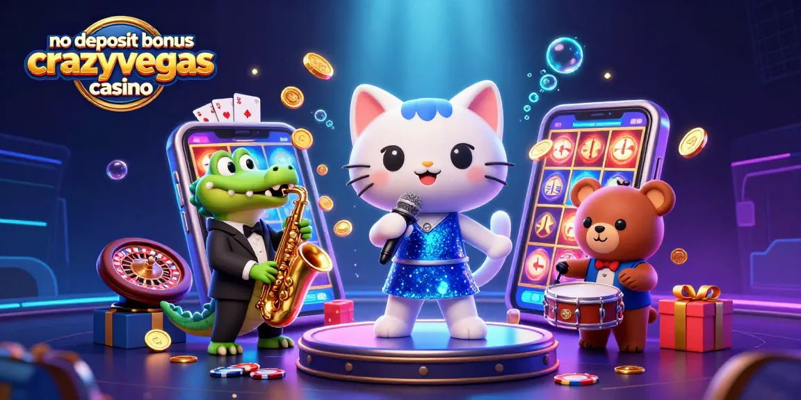 Experience the excitement of no deposit bonus crazyvegas casino with vibrant 3D characters and dynamic gaming elements.